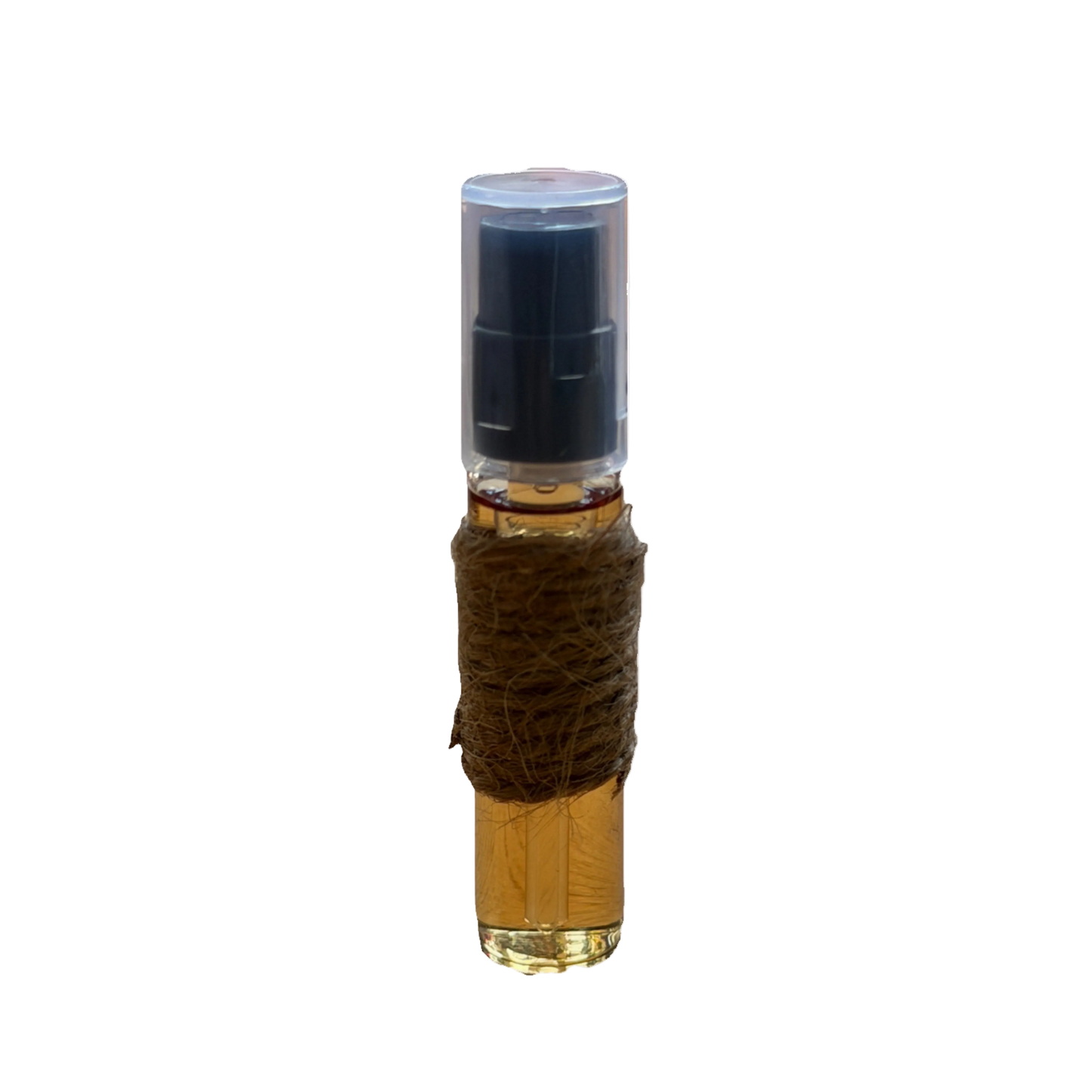 Old book fragrance bottle — antique library perfume that smells like leather-bound books, yellowed pages, and aged wood, by Fitzroy Studios.